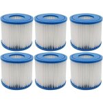 Ymyny - jamais utilis]lot de 6 filtres pour spa et piscine - type d - cartouche filtrante de rechange ...