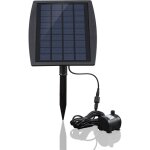 Pompe  eau solaire sans balais pour fontaine solaire de bassin, pompe  eau avec panneau solaire 9v ...
