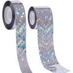 Ymyny - ruban anti - pigeons ulisem, 2 pi�ces - 80 m - bandes r�fl�chissantes lumineuses - pour repousser ...