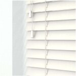Ymyny - store v�nitien d'int�rieur effet bois sole blanc 60x160cm -