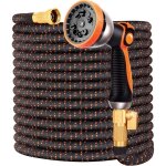 Ymyny - tuyau d'arrosage flexible et extensible amlior - latex 4 couches 3750d super durable - buse ...