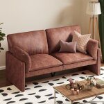 Yodolla - canapé 2 - 3 places moderne 172 cm - cuir synthétique résistant, coussin Épais, confortable ... Yodolla - canapé 2 - 3 places moderne 172 cm - cuir synthétique résistant, coussin Épais, confortable ...