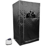 Yongqing - sauna  vapeur pour maison maximum 2 personnes 10080170cm noir