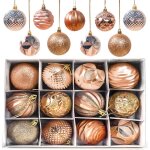 Yoyo - boules de noël, 12 pièces boules d'arbre de noël boules, décorations d'arbre de noël mat et brillant ... Yoyo - boules de noël, 12 pièces boules d'arbre de noël boules, décorations d'arbre de noël mat et brillant ...