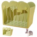 Mangeoire  foin lapin , suspendu ratelier foin lapin, sac distributeur de foin lapin nain, pour petits ...