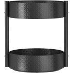 Yunnasi plateau tournant epices porte - �pices rotatif tourniquet � epices en acier au carbone noir support ...