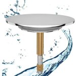 Yzmrbdqc - bouchon de baignoire, ø 72 mm, avec double joint, réglable en hauteur, bouchon de baignoire ... Yzmrbdqc - bouchon de baignoire, ø 72 mm, avec double joint, réglable en hauteur, bouchon de baignoire ...