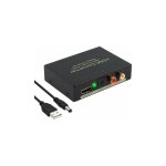 Yzmrbdqc - convertisseur audio 4k hdmi - extrayez l'audio numrique vers analogique - spdif / toslink ...