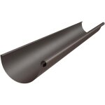 Gouttire demi - ronde 2m galvanise, gouttire avec protection leve contre la corrosion, montage facile, ...