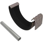Raccord de gouttire galvanis, y compris raccord  bourrelet raccord de gouttire pour gouttire demi ...
