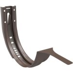 Support de panneau frontal galvanis, support de gouttire pour gouttire demi - ronde, montage sans ...