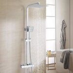 Zamery - colonne de douche thermostatique, systme de douche thermostatique 38c, colonne de douche acier ...