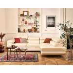 Lisa design - zaria - canap d'angle droit 5 places convertible avec coffre et ttires en simili