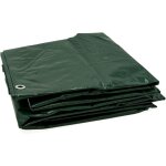 Bche de protection multi - usage vert 5 x 6 m en polythylne rsistant  la dchirure - bache avec ...