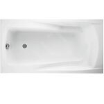 Cersanit - zen - baignoire 160 x 85 cm, pieds inclus, blanc s301 - 127