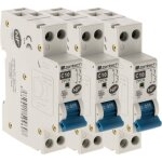 Zenitech - lot de 3 disjoncteurs 10a ph / n - nf