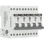 Zenitech - pack de 5 disjoncteurs 1x10a + 2x16a + 2x20a
