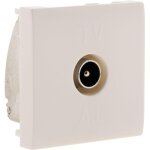 Prise tv murale simplea blanc - montage facile