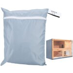 Zerodis couverture de cage de volaille, 4ft double rabbit cage housse de protection tissu oxford 210d ...