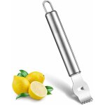 Zesteur de citron, �plucheurs de citron, r�pe avec crochet, peeler � fruits en acier inoxydable outil ...