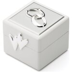 Zilverstad - bo�te � alliances, bo�te de mariage en argent, �l�gante, 66 x 60 mm, h. taille: 66x60x55 ...