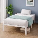 Zinus - felix lit 1 personne, lit 90x190 cm, cadre de lit en mtal avec des lattes en mtal, hauteur ...