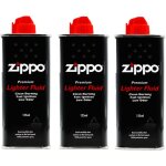 Zippo coffret 3 x 125 ml essence accessoires