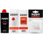 Zippo set gasoline stones m�che coton avec feutre accessoires