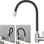 Robinet de cuisine robinet de cuisine haute pression robinet en acier inox mitigeur orientable  360 ...
