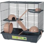 Zolux ehop triple cage  hamster 50 cm - rose