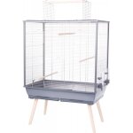 Zolux neolife cage pour oiseaux gris scandinave