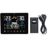 Zoternen calendrier m�t�orologique sans fil horloge couleur tactile affichage du capteur rf temp�rature ...