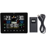 Zoternen calendrier mtorologique sans fil horloge couleur tactile affichage du capteur rf temprature ...