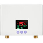 Zoternen - chauffe - eau instantan�, mini chauffe - eau �lectrique mural 3kw avec affichage led, thermostat ...