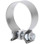 Zoternen connecteur de tuyau d'�chappement en acier inoxydable, 66. 5mm / 2, 62 pouces, pince de joint ...