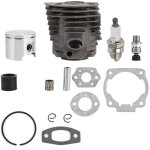 Zoternen - cylindre - piston 46 mm avec kit de joints, pour moteurs husqvarna 50, 51 et 55 rancher nikasil ...