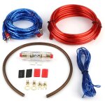 Zoternen - kit de c�bles d'installation de haut - parleur d'amplificateur de caisson de basses audio ...