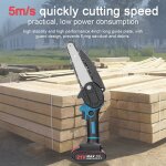 Zoternen - scies d'lagage lectriques portables 21 v 6 pouces, petite trononneuse  bois, moteur  ...