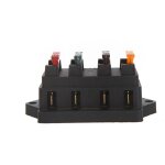 Zoternen - support de bloc de bo�te � lames de taille moyenne pour circuit automobile � 4 voies universel ...