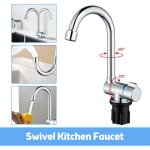 Robinet pliable de chauffage et de refroidissement, pour cuisine, ouverture de fentre, vier de camping ...