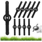 Zvd - 10 pi�ces lames de tondeuse jardin tondeuse accessoires, lames de rechange en plastique, outils ...