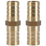 Zvd - 10mm 5pcs)raccord de tuyau droit � deux voies raccord en laiton barbel� connecteur de tube jonction ...