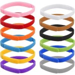 Zvd - 12 pi�ces collier pour chien, collier id chiot, collier chiot r�glable, ruban auto - adh�sif pour ...