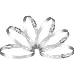 Zvd - 150mm colliers de serrage inox lot de 6 plage de serrage 141 - 165 mm pour fixer le tuyau d'�vacuation ...