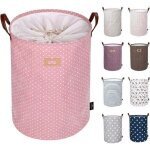 Zvd - 19 - inches panier organisateur pour v�tements, pliable, sac � linge grande capacit�, rose