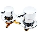 Zvd - 1pc 3 voies sortie cabine de douche, mitigeur cabine de douche, mitigeur douche d'eau filetage ...