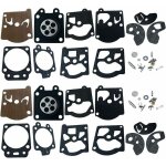 Zvd - 2 packs carbu kit de r�paration, membrane et joints pour carburateur walbro k10 - wat wa & wt s�ries ...