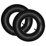 Zvd - 2 pi�ces 4. 10 / 3. 50 - 4 chambre � air pneu tr - 13 valve droite pour diable, chariot, chariot ...