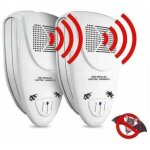 Zvd - lot de 2 rpulsifs  ultrasons anti - chauves - souris ? liminez - les en 72 heures ? prise ue ...
