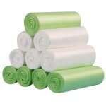 Zvd - 200 sacs poubelles biodégradables, sacs poubelles compostables biodégradables de 20 litres d'épaisseur ... Zvd - 200 sacs poubelles biodégradables, sacs poubelles compostables biodégradables de 20 litres d'épaisseur ...